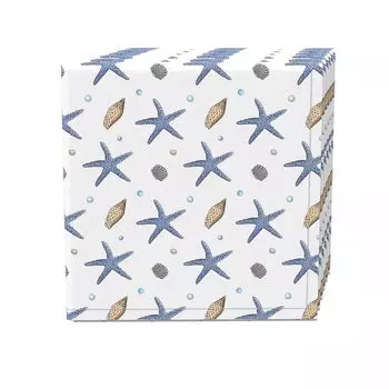 Набор салфеток из 4 шт., 100 % хлопок, 20x20 дюймов, украшение для морского побережья