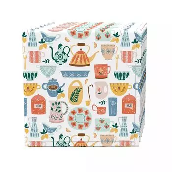 Набор салфеток из 4 шт., 100% хлопок, кухонная посуда 20х20 дюймов.
