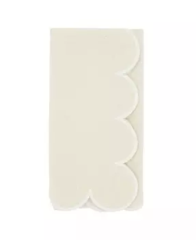 Набор салфеток с зубчатым краем размером 4,20 x 20 дюймов Saro Lifestyle, бежевый