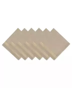 Набор салфеток в блестящую полоску Design Imports, золото