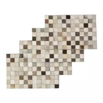 Набор салфеток в клетку в стиле пэчворк, 4 шт. Homescapes, мультколор