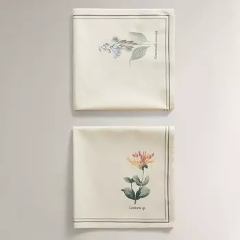 Набор салфеток Zara Home Floral Cotton, 2 шт