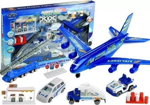 Набор «Самолет для аэропорта» 1:87, аксессуары, 30 предметов, импорт LEANToys Inna marka