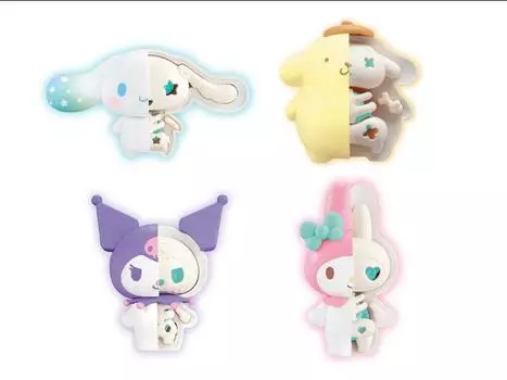 Набор Sanrio Kaitai Fantasy Sanrio Characters (Ver.2) Set of 4 3D Puzzles Bandai Namco