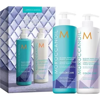 Набор шампуней и кондиционеров Moroccanoil, поллитровый, фиолетовый