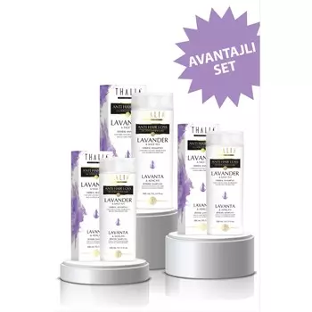 Набор шампуней с маслом лаванды и шалфея Thalia, 3 упаковки