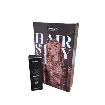 Набор шампуня и средства для окрашивания Kemon Color Shampoo & Glamoon 2x250 мл + Actyva 30 мл