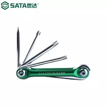 Набор шестигранных головок и отверток SATA 8-в-1 05566