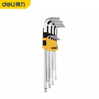 Набор шестигранных ключей deli