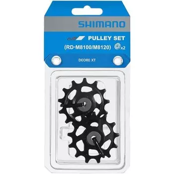 Набор шкивов 12-ступенчатая XT SHIMANO, серебристый / черный / черный