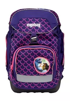 Набор школьных рюкзаков, 6 шт ergobag, фиолетовый