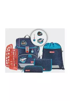 Набор школьных сумок 2 в 1 Plus, 6 шт Step by Step, цвет Sky Rocket Rico