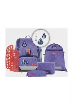 Набор школьных сумок 2IN1 PLUS Ice Princess, 6 предметов Step by Step, фиолетовый