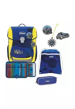 Набор школьных сумок, 4 шт Scout, цвет Blue Police