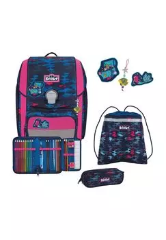 Набор школьных сумок, 4 шт Scout, цвет Magic Sea