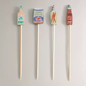 Набор шпажек для барбекю Zara Home Wooden, 24 штуки