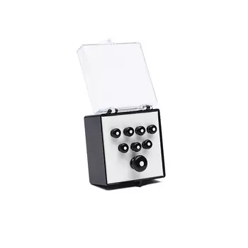 Набор шпилек Martin Bridge с концевым штифтом - черный с белой вставкой, 18APP21