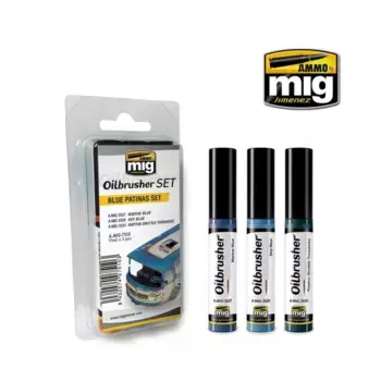 Набор синих патин, Oilbrusher Sets