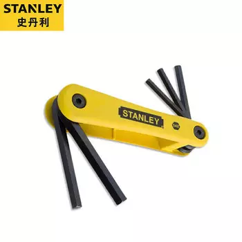Набор складных шестигранных ключей STANLEY, 5 предметов, британские, 3/16-3/8 дюйма 69-260-23C