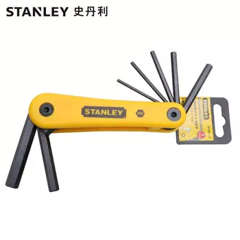 Набор складных шестигранных ключей STANLEY, 7 предметов 2,5-10 мм 69-262-23C