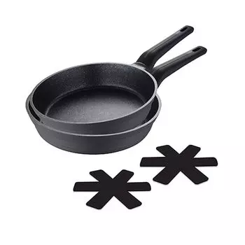 Набор сковород San Ignacio BISTRO SG литой алюминий, 4 предмета, черный