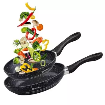 Набор сковород Сковорода Scheffler, сковорода индукционная, сковорода 24см, 20см, сковорода с покрытием, сковорода с антипригарным покрытием, набор сковородок, сковорода Homelux