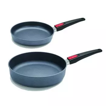 Набор сковородок Woll Diamond Lite без индукционной индукции, 2 предмета. 1 сотейник 28 см + 1 сковорода 24 см