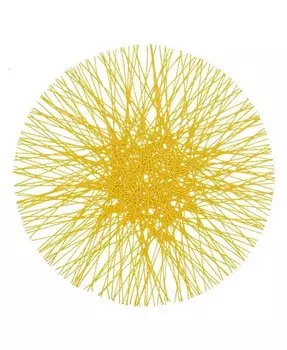 Набор соломенных подставок для столовых приборов из 4 шт Saro Lifestyle, желтый