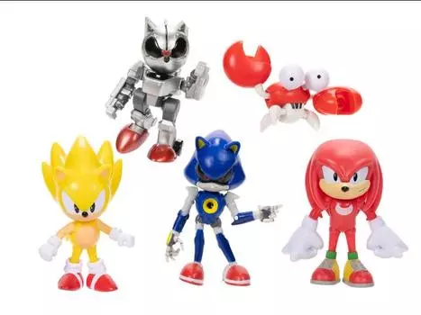 Набор Sonic The Hedgehog 2.5" Figures Wave 15 Set of 5 Figures Jakks Pacific
