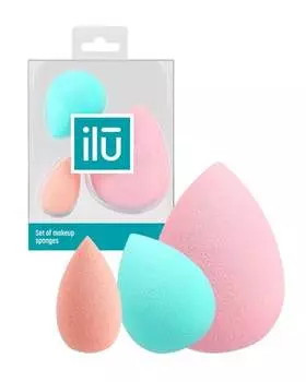 Набор спонжей для макияжа, 3 шт. il