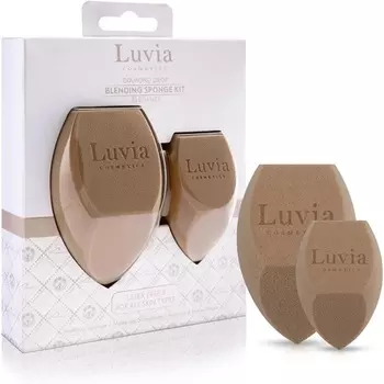 Набор спонжей для макияжа и косметических губок для тела XXL Luvia Cosmetics Elegance Coffee