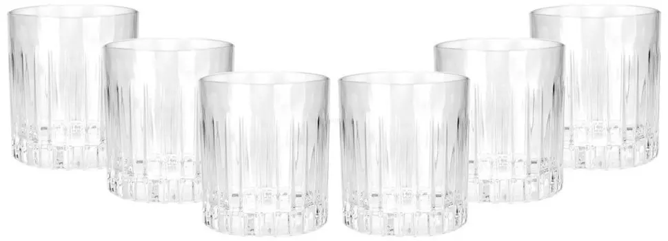 Набор стаканов Bacardi Glass Tumbler — 6 стаканов Mixcompany, белый