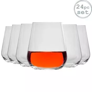 Набор стаканов Bormioli Rocco Inalto Uno, 410 мл, 24 шт