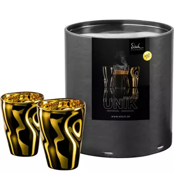 Набор стаканов для эспрессо Unik золотой 2 шт 100 мл/ч: 8,5 см Eisch, золото