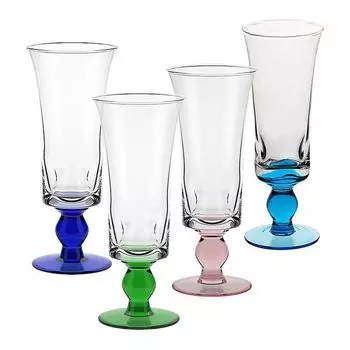 Набор стаканов для мороженого Umbria Bambini 26см, 4 шт., смешанный Cristalica GmbH