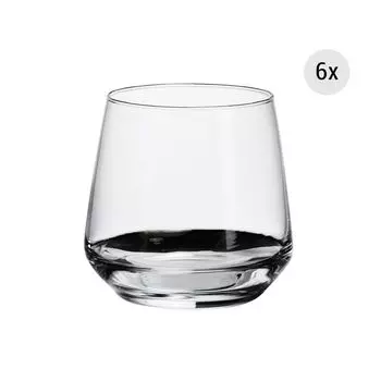 Набор стаканов для воды BUTLERS BOON 6 шт., 345 мл Lav, прозрачный