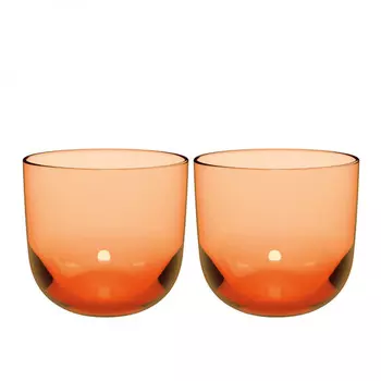 Набор стаканов для воды Like Glass Apricot, 2 шт like. by Villeroy & Boch, оранжевый