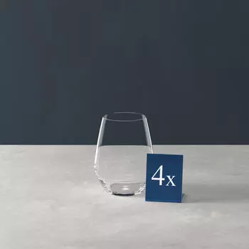 Набор стаканов для воды Ovid, 4 шт Villeroy & Boch, прозрачный