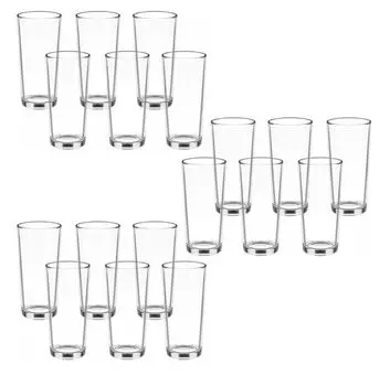 Набор стаканов для воды Стакан для питья 230 мл Набор стаканов из 18 предметов Стакан для сока Стакан для воды KS-Direkt