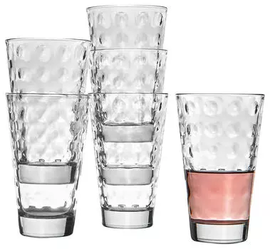 Набор стаканов Leonardo, прозрачный