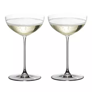 Набор стаканов Veritas Cocktail/Coupe, 2 шт, 0,24 л Riedel, прозрачный