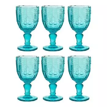 Набор стаканов victorian ii (набор из 6 шт.) Butlers, бирюзовый