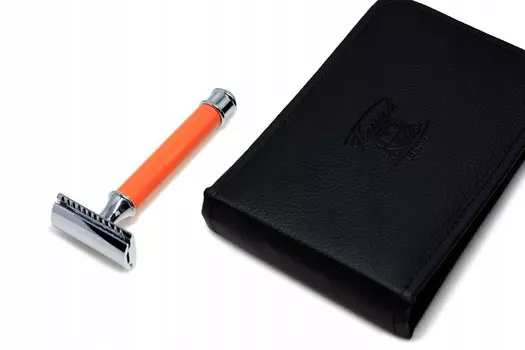 Набор стальных кожаных чехлов для бритвенных лезвий HL JG55 Inna Marka