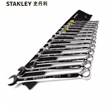 Набор Stanley, 14 предметов, метрические прецизионные полированные длинные ключи двойного назначения 93-614-22