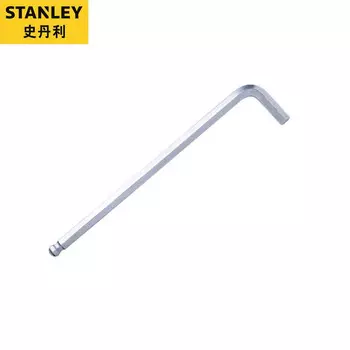 Набор Stanley из шестигранных ключей с шариком длиной 5 дюймов. Шестигранный шестигранный L-образный ключ с шаровой головкой на 1/8 дюйма. 69-297-23
