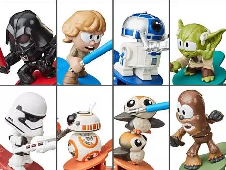 Набор Star Wars Battle Bobblers Set of 4 Two-Packs Hasbro