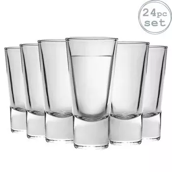 Набор стеклянных рюмок Bormioli Rocco Ypsilon, 70 мл, 24 шт