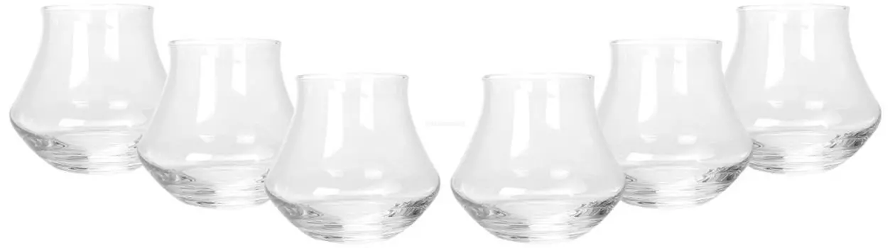 Набор стеклянных стаканов Botucal Rum Tumbler — 6 стаканов, белый