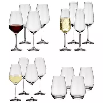 Набор стеклянных стаканов Villeroy & Boch Voice Basic, 16 шт
