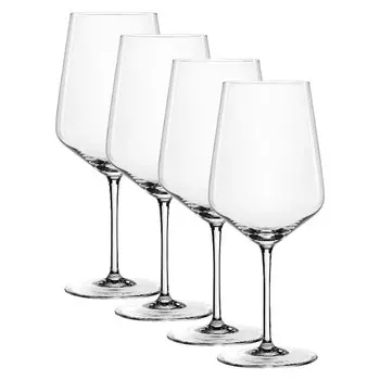 Набор стильных бокалов для красного вина и воды, 4 шт 0,63 л Spiegelau, прозрачный
